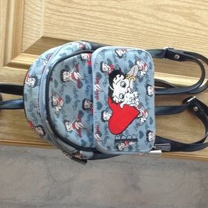 betty boop mini backpack